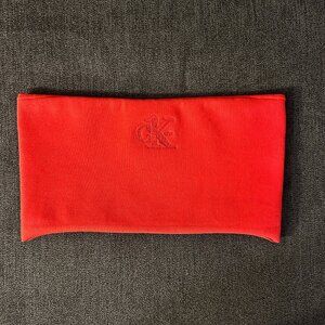 Calvin Klein Tube Top. Size M. CK One. M Crop top. M Bralette. Y2k M top. (Red)